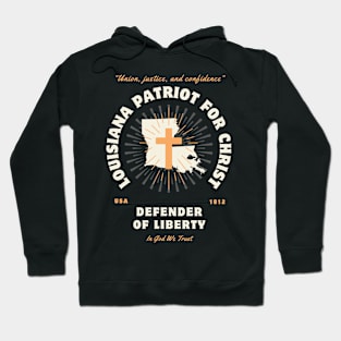 Louisiana Patriots For Christ Defenders of Liberty Christian Hoodie